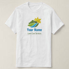 Camiseta paisaje de cuidado de césped de personalizable