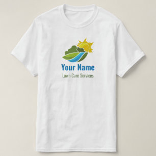 Camiseta paisaje de cuidado de césped de personalizable