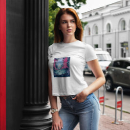 Camiseta Paisaje de Fantasía Forestal