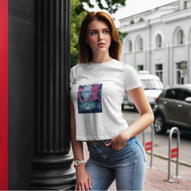 Camiseta Paisaje de Fantasía Forestal (Subido por el creador)