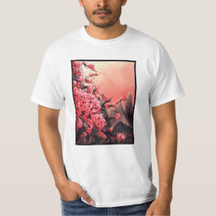 Camiseta Paisaje de flor de cerezo