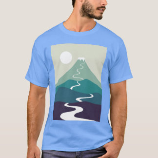Camiseta Paisaje de Gato