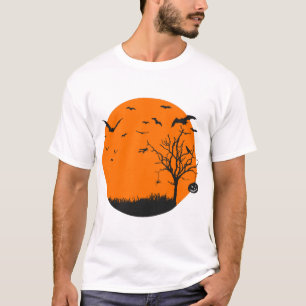 Camiseta Paisaje de Halloween Diseño de Halloween