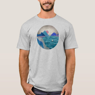 Camiseta Paisaje de la ensenada náutica