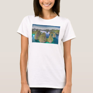 Camiseta paisaje de la isla Wayag, Indonesia