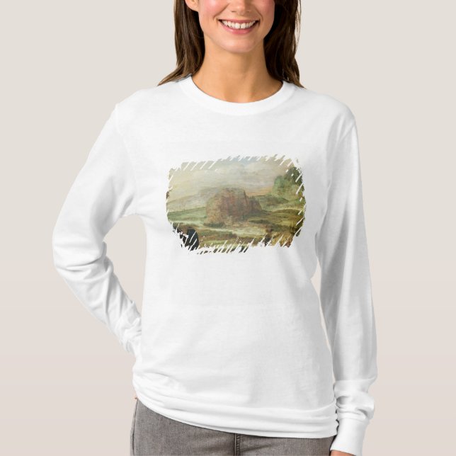 Camiseta Paisaje de la montaña (Anverso)