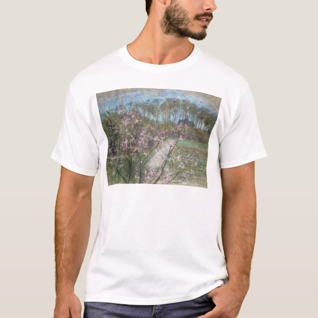 Camiseta Paisaje de la primavera (Anverso)