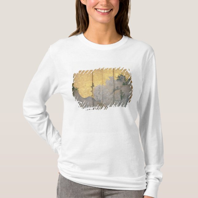 Camiseta Paisaje de la primavera (Anverso)