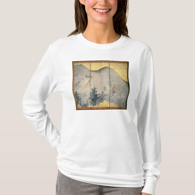 Camiseta Paisaje de la primavera (Anverso)