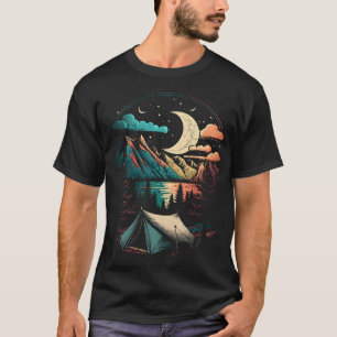 Camiseta Paisaje de los campamentos de montaña