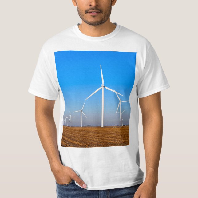 Camiseta Paisaje de Molino de Viento (Anverso)