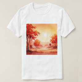 Camiseta Paisaje de otoño