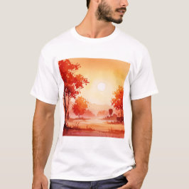 Camiseta Paisaje de otoño