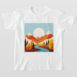 Camiseta Paisaje de otoño