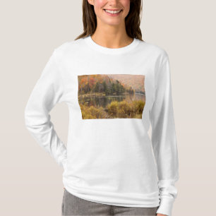 Camiseta paisaje de otoño con lago, Vermont, EE. UU. 3