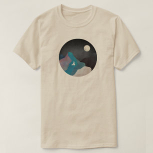 Camiseta Paisaje de pájaro de montaña