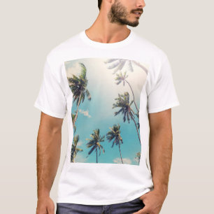Camiseta Paisaje de playa tropical de tranquilidad