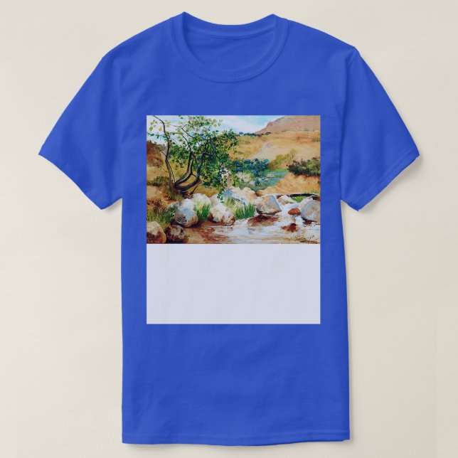 Camiseta Paisaje de Sierra Nevada España por Hugo Birger (Diseño del anverso)