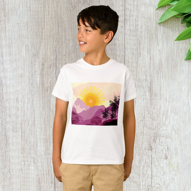 Camiseta Paisaje de Sunrise (Subido por el creador)