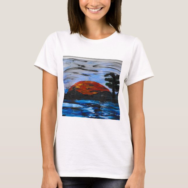 Camiseta Paisaje de Sunset (Anverso)