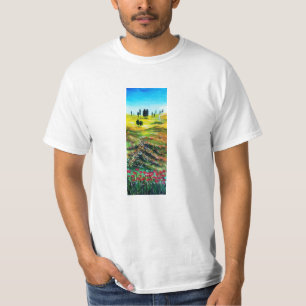CAMISETA PAISAJE DE TOSCANA CON PAPAS