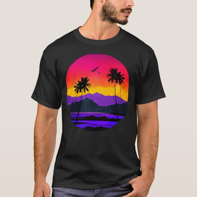 Camiseta Paisaje de verano (Anverso)