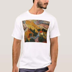 Camiseta Paisaje de Vincent van Gogh el   con la casa y el
