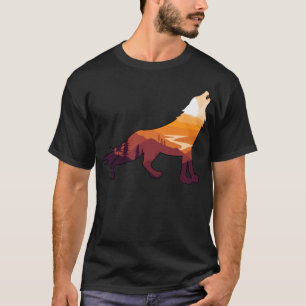 Camiseta Paisaje de Volf Retro Howling Wilderness Sunset