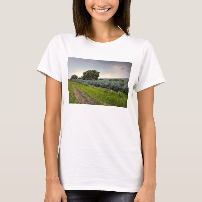 Camiseta Paisaje del agavo azul (Anverso)