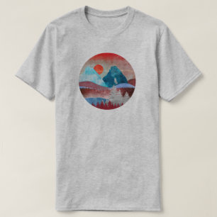 Camiseta Paisaje del águila plateada
