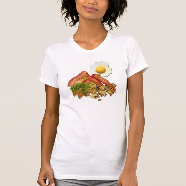 Camiseta Paisaje del desayuno (Anverso)