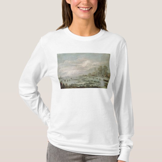 Camiseta Paisaje del invierno (Anverso)
