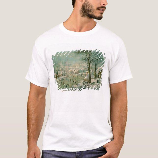 Camiseta Paisaje del invierno (Anverso)