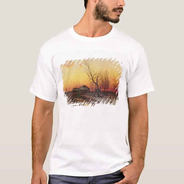 Camiseta Paisaje del invierno (Anverso)
