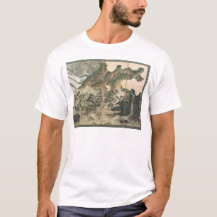 Camiseta Paisaje del invierno del claro de luna