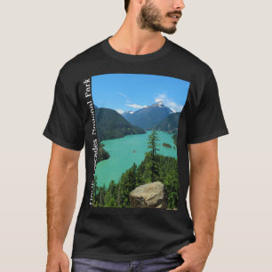 Camiseta Paisaje del Lago de Montaña en el Parque Nacional