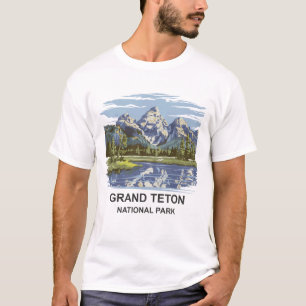 Camiseta Paisaje del Parque Nacional del Gran Tetón