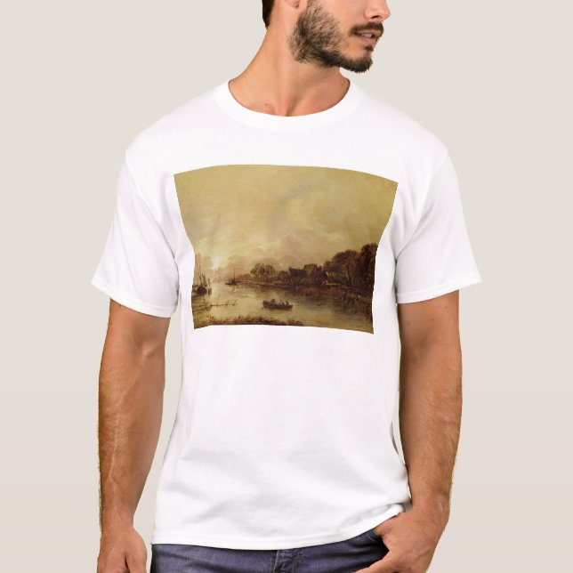 Camiseta Paisaje del río (Anverso)