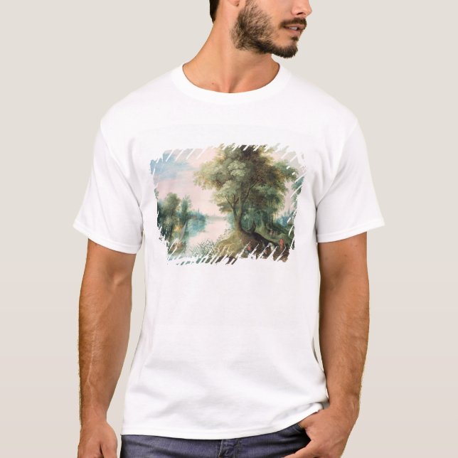 Camiseta Paisaje del río (Anverso)