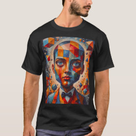 Camiseta Paisaje del sueño cubista: La fragmentada realidad