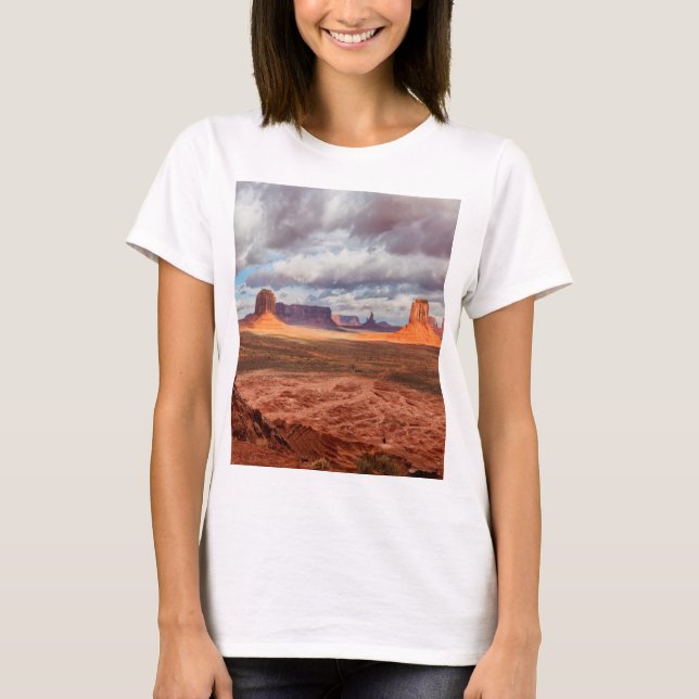 Camiseta Paisaje del valle del Monumento, AZ (Anverso)