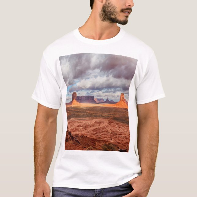 Camiseta Paisaje del valle del monumento, AZ (Anverso)
