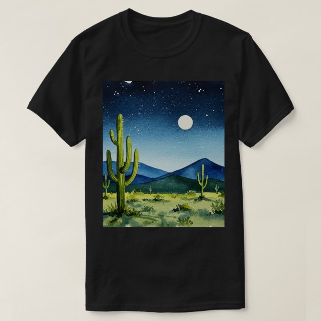 Camiseta Paisaje desértico (Diseño del anverso)