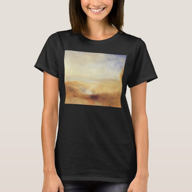 Camiseta Paisaje en la bahía del río lejano por Joseph Turn (Anverso)
