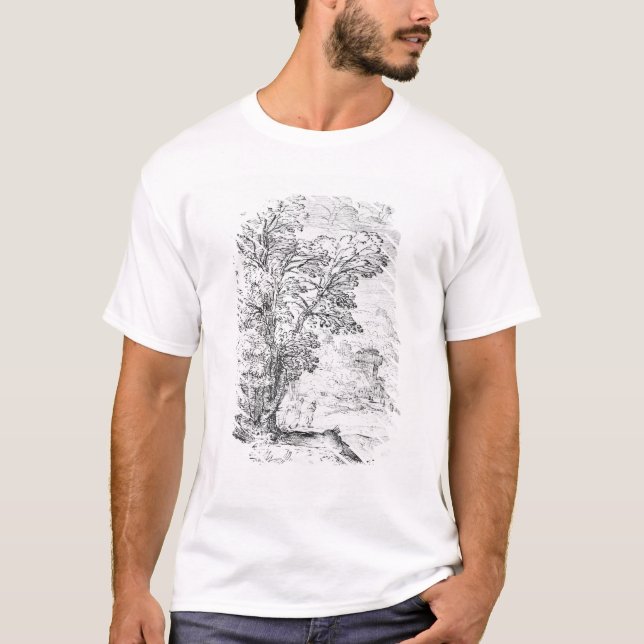 Camiseta Paisaje enselvado (Anverso)
