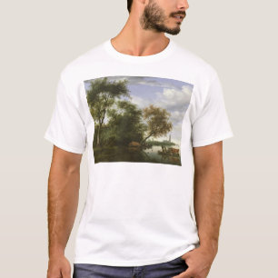 Camiseta Paisaje enselvado del río