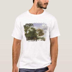 Camiseta Paisaje enselvado del río