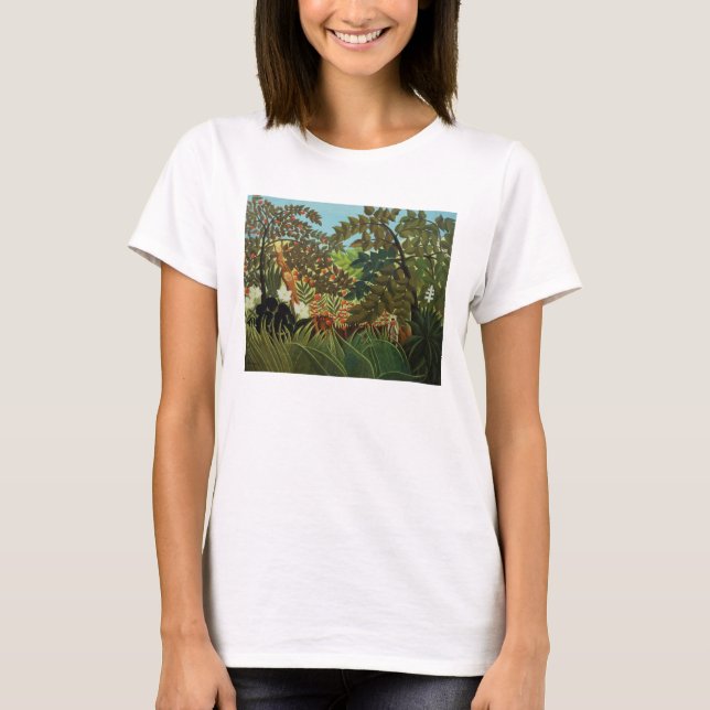 Camiseta Paisaje exótico (Anverso)