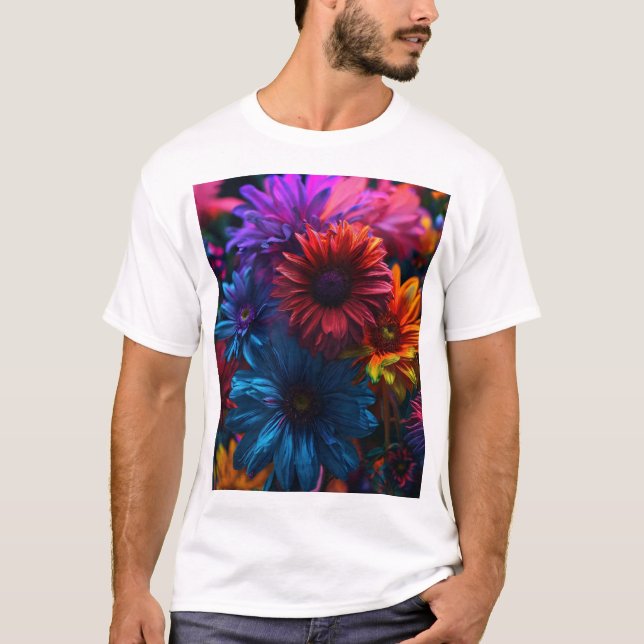 Camiseta Paisaje floral (Anverso)