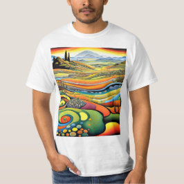 Camiseta Paisaje Fluyente